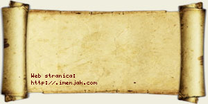 Jelisava Minić vizit kartica